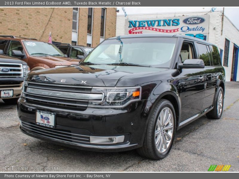 Tuxedo Black Metallic / Charcoal Black 2013 Ford Flex Limited EcoBoost AWD