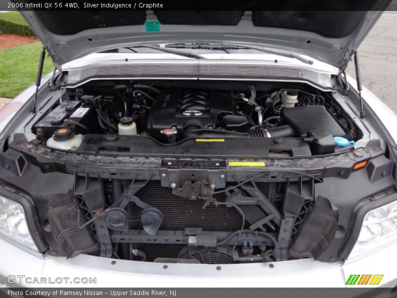 2006 QX 56 4WD Engine - 5.6 Liter DOHC 32-Valve VVT V8