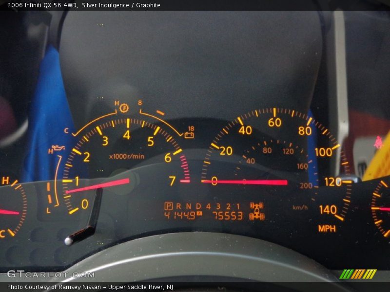  2006 QX 56 4WD 56 4WD Gauges