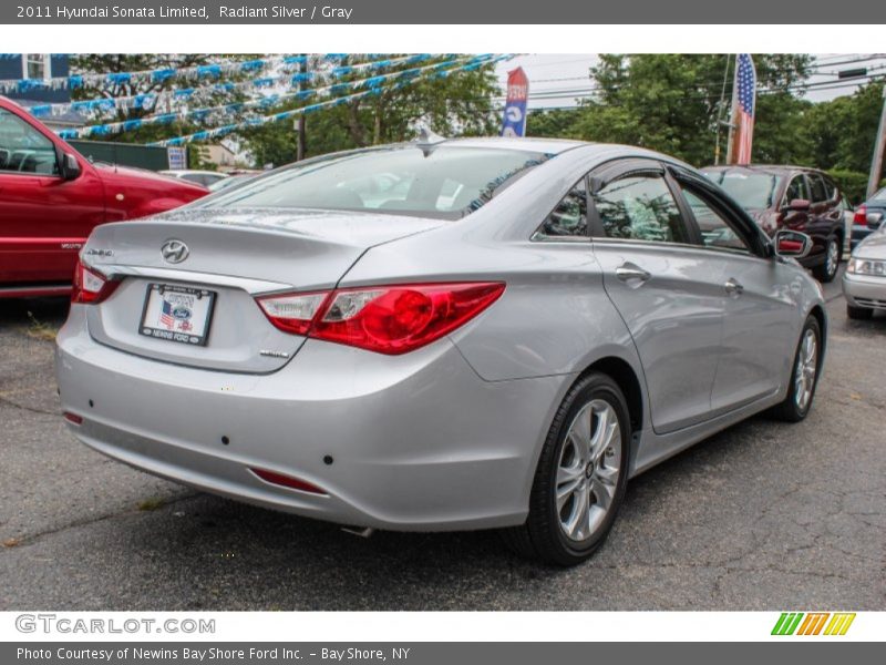 Radiant Silver / Gray 2011 Hyundai Sonata Limited