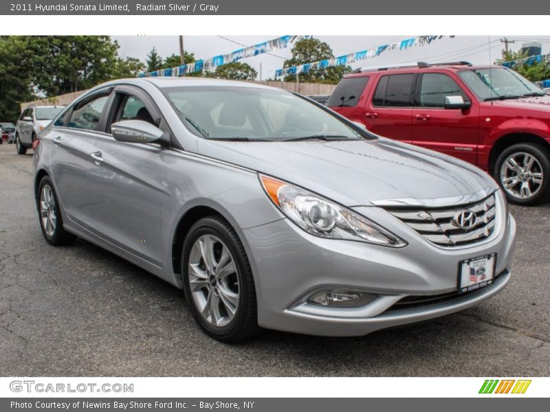 Radiant Silver / Gray 2011 Hyundai Sonata Limited