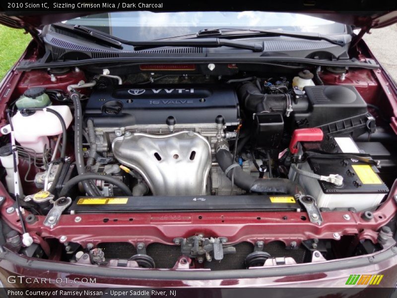 Sizzling Crimson Mica / Dark Charcoal 2010 Scion tC