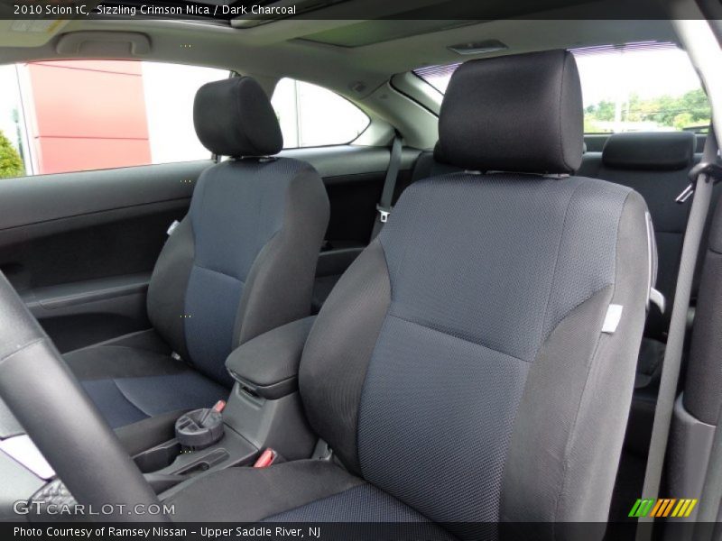 Sizzling Crimson Mica / Dark Charcoal 2010 Scion tC