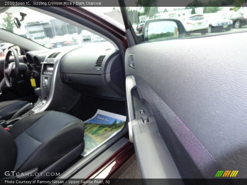 Sizzling Crimson Mica / Dark Charcoal 2010 Scion tC
