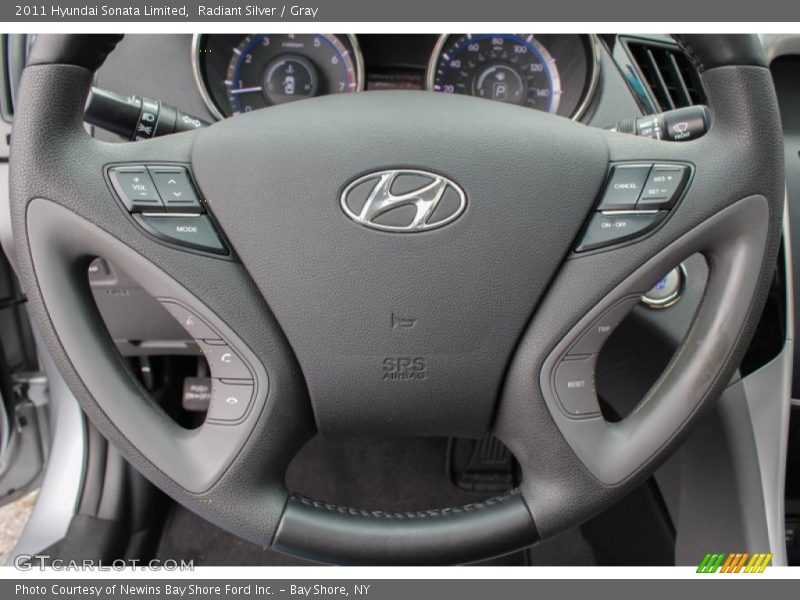 Radiant Silver / Gray 2011 Hyundai Sonata Limited