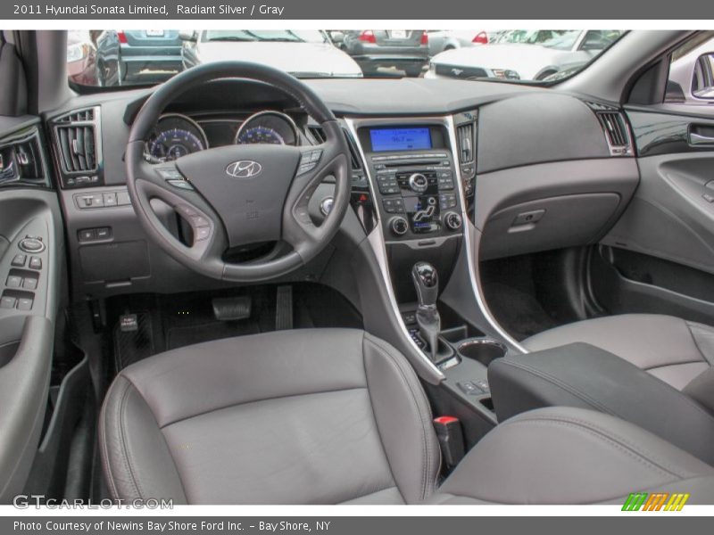 Radiant Silver / Gray 2011 Hyundai Sonata Limited
