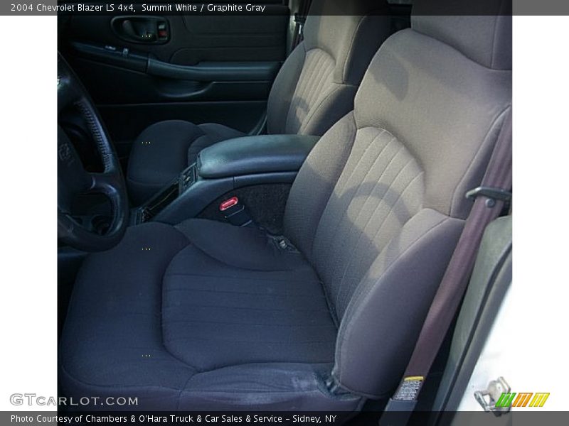 Summit White / Graphite Gray 2004 Chevrolet Blazer LS 4x4