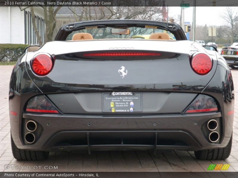 Nero Daytona (Black Metallic) / Cuoio 2010 Ferrari California