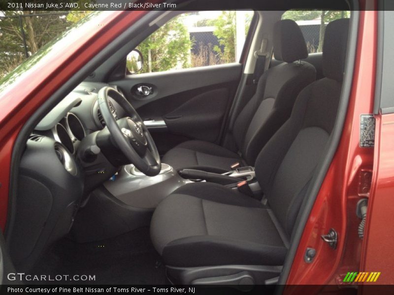 Cayenne Red / Black/Silver Trim 2011 Nissan Juke S AWD