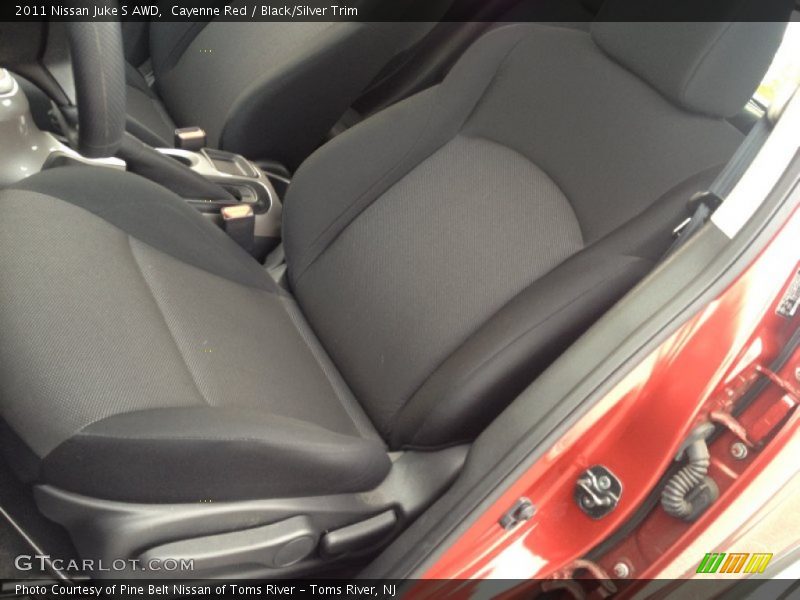 Cayenne Red / Black/Silver Trim 2011 Nissan Juke S AWD