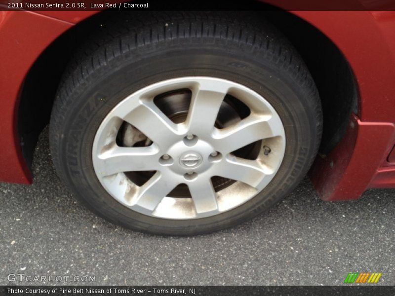 Lava Red / Charcoal 2011 Nissan Sentra 2.0 SR