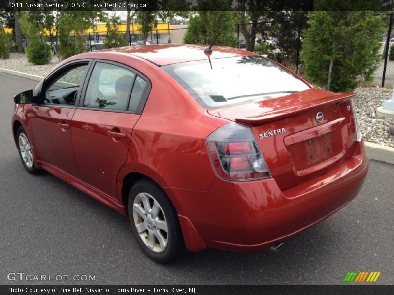 Lava Red / Charcoal 2011 Nissan Sentra 2.0 SR