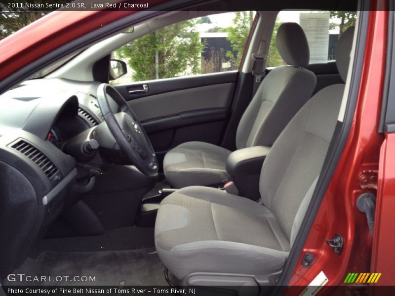 Lava Red / Charcoal 2011 Nissan Sentra 2.0 SR