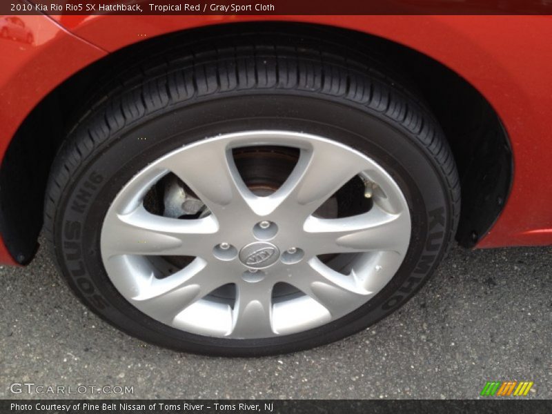 Tropical Red / Gray Sport Cloth 2010 Kia Rio Rio5 SX Hatchback