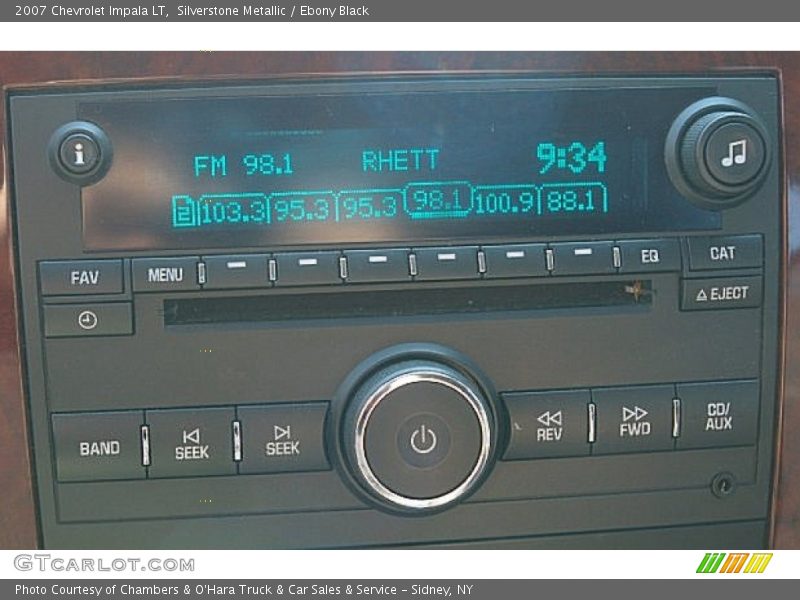 Silverstone Metallic / Ebony Black 2007 Chevrolet Impala LT