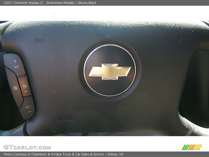 Silverstone Metallic / Ebony Black 2007 Chevrolet Impala LT