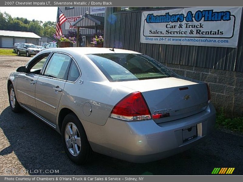 Silverstone Metallic / Ebony Black 2007 Chevrolet Impala LT