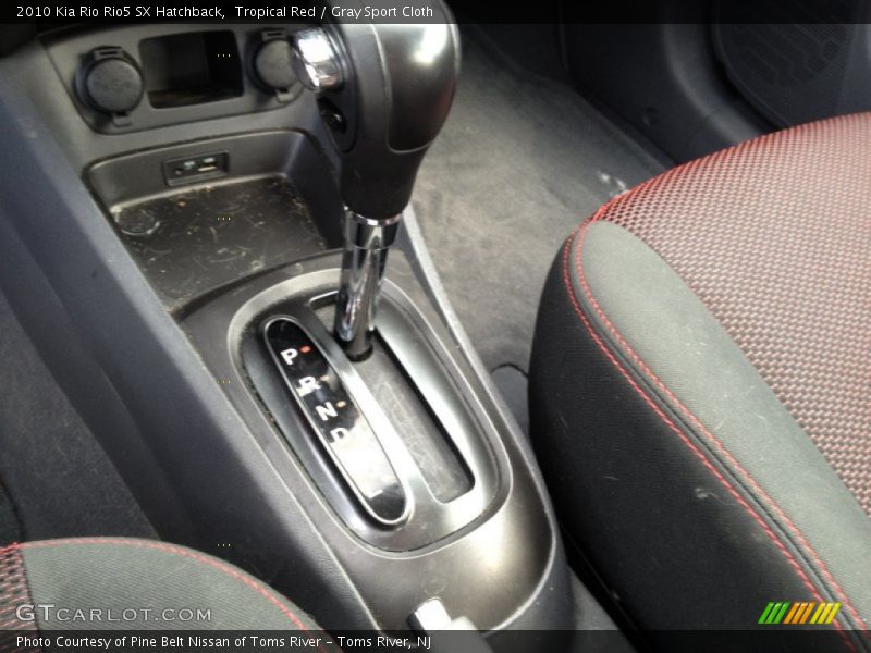 Tropical Red / Gray Sport Cloth 2010 Kia Rio Rio5 SX Hatchback