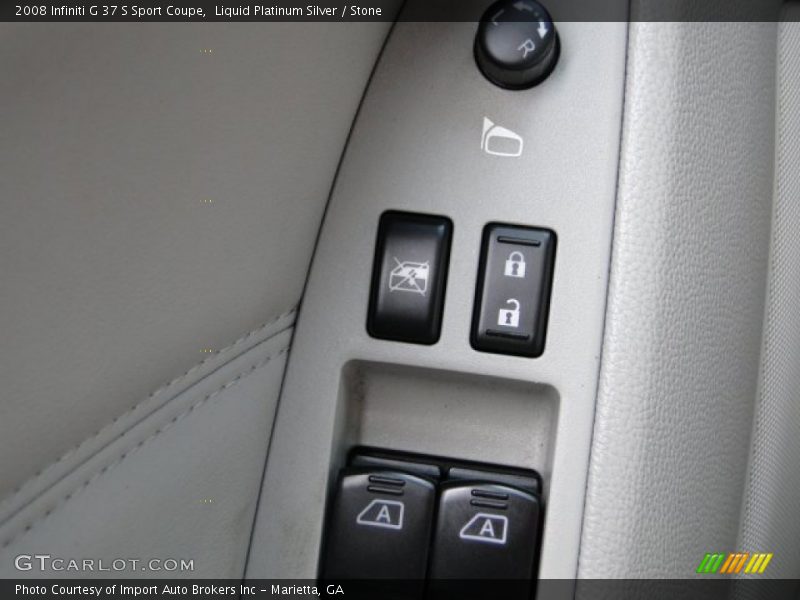 Liquid Platinum Silver / Stone 2008 Infiniti G 37 S Sport Coupe