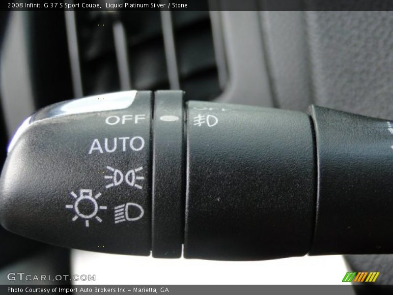 Liquid Platinum Silver / Stone 2008 Infiniti G 37 S Sport Coupe
