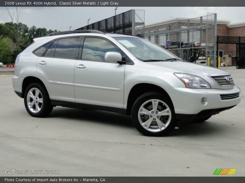 Classic Silver Metallic / Light Gray 2008 Lexus RX 400h Hybrid