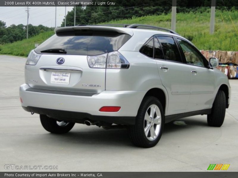 Classic Silver Metallic / Light Gray 2008 Lexus RX 400h Hybrid