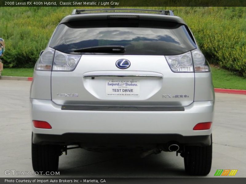 Classic Silver Metallic / Light Gray 2008 Lexus RX 400h Hybrid