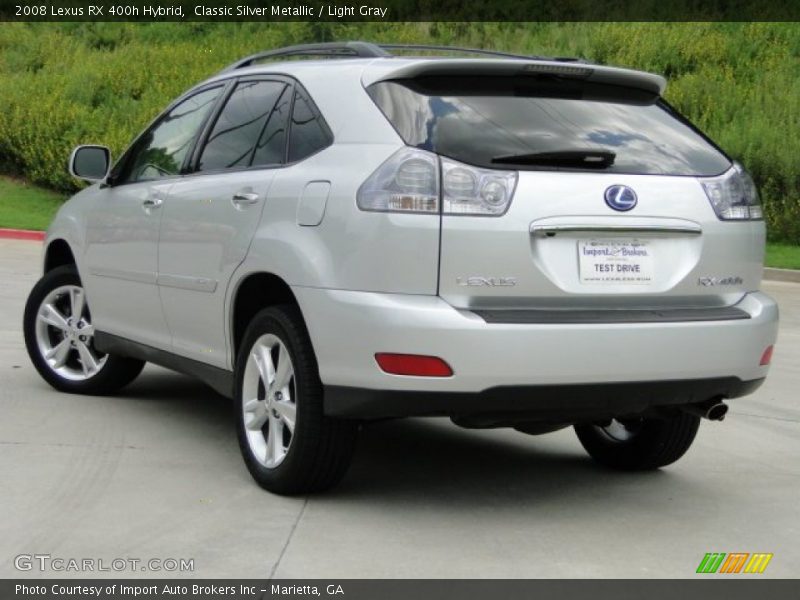 Classic Silver Metallic / Light Gray 2008 Lexus RX 400h Hybrid