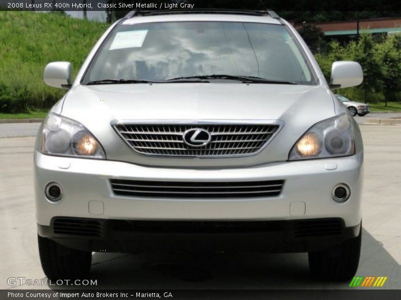 Classic Silver Metallic / Light Gray 2008 Lexus RX 400h Hybrid