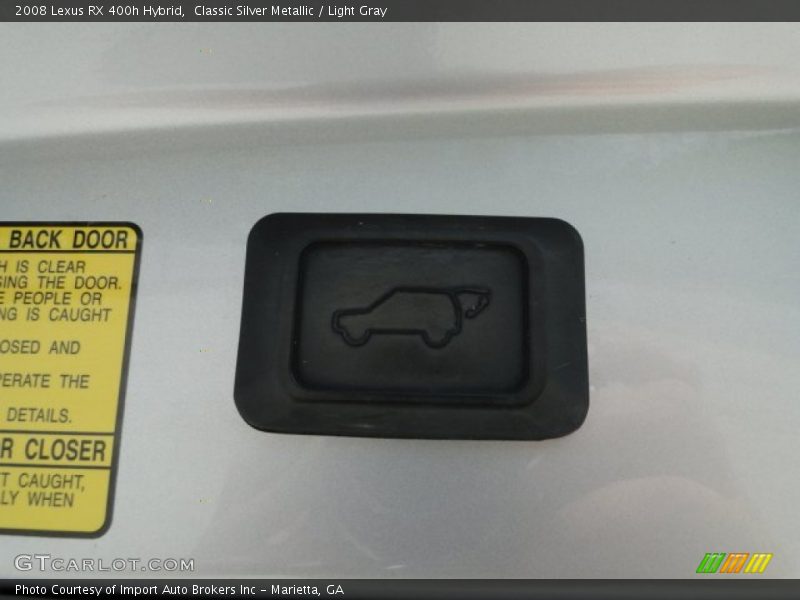 Classic Silver Metallic / Light Gray 2008 Lexus RX 400h Hybrid