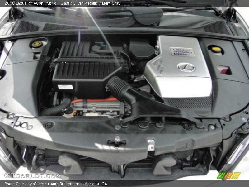 Classic Silver Metallic / Light Gray 2008 Lexus RX 400h Hybrid
