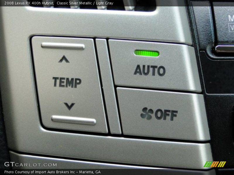 Classic Silver Metallic / Light Gray 2008 Lexus RX 400h Hybrid