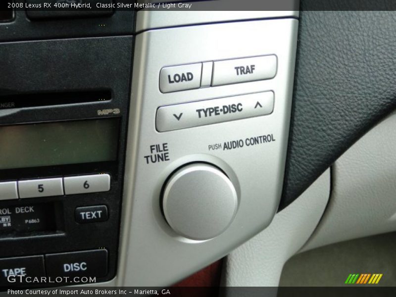 Classic Silver Metallic / Light Gray 2008 Lexus RX 400h Hybrid