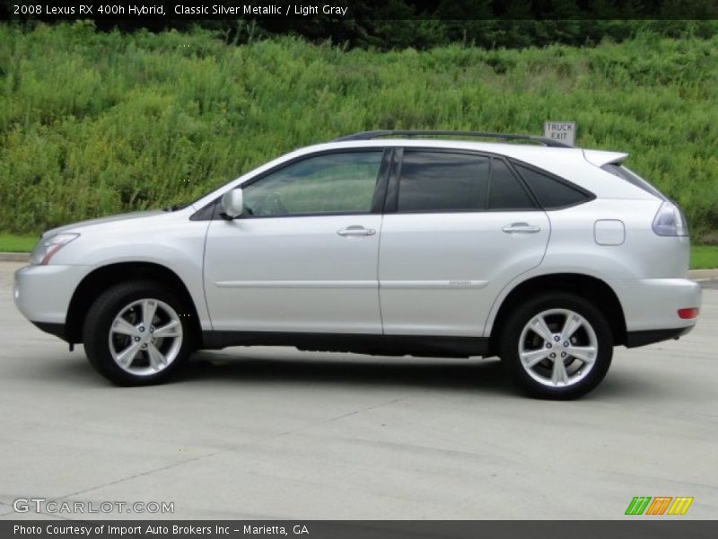 Classic Silver Metallic / Light Gray 2008 Lexus RX 400h Hybrid