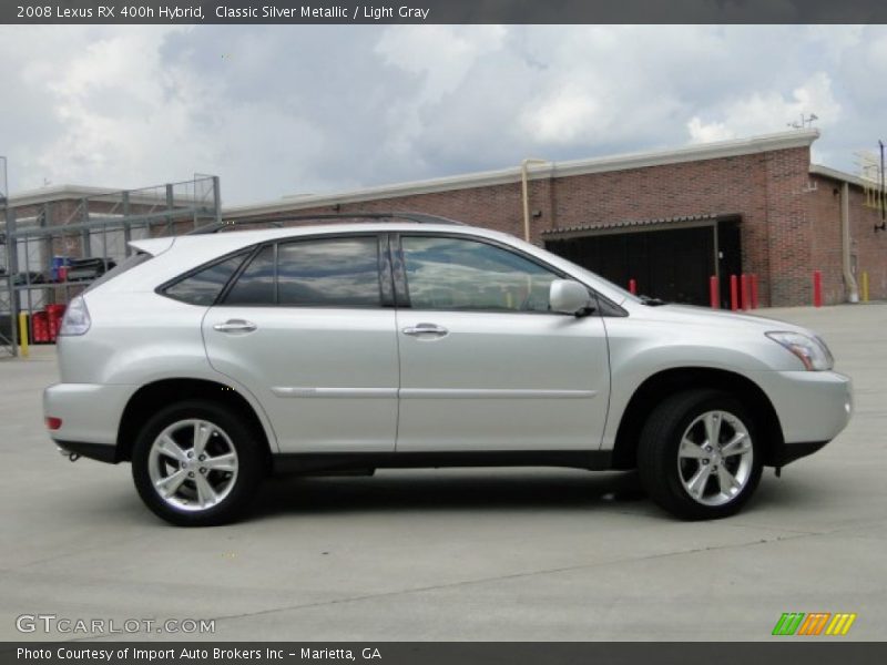 Classic Silver Metallic / Light Gray 2008 Lexus RX 400h Hybrid
