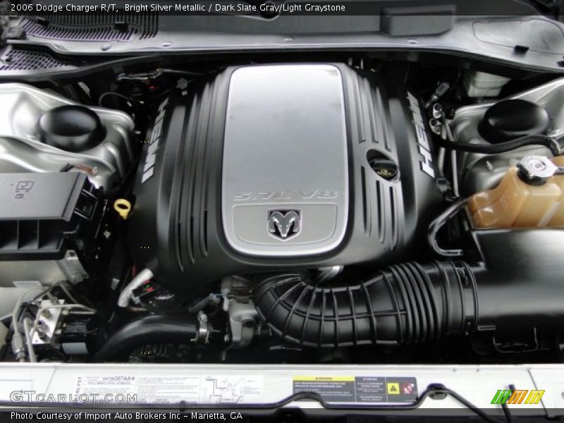 Bright Silver Metallic / Dark Slate Gray/Light Graystone 2006 Dodge Charger R/T