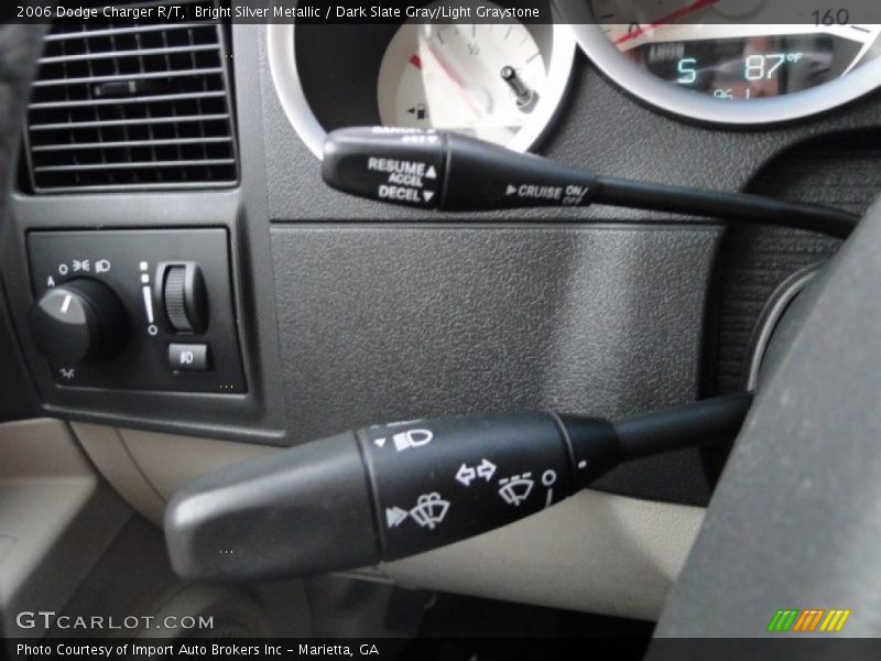 Bright Silver Metallic / Dark Slate Gray/Light Graystone 2006 Dodge Charger R/T