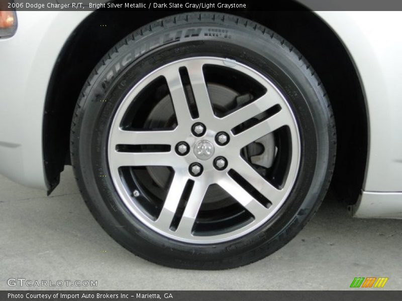 Bright Silver Metallic / Dark Slate Gray/Light Graystone 2006 Dodge Charger R/T