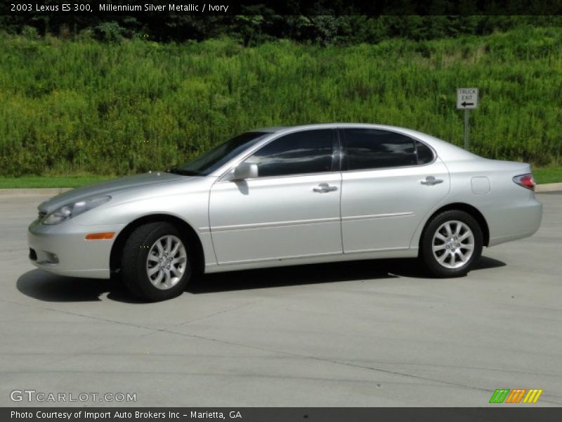 Millennium Silver Metallic / Ivory 2003 Lexus ES 300