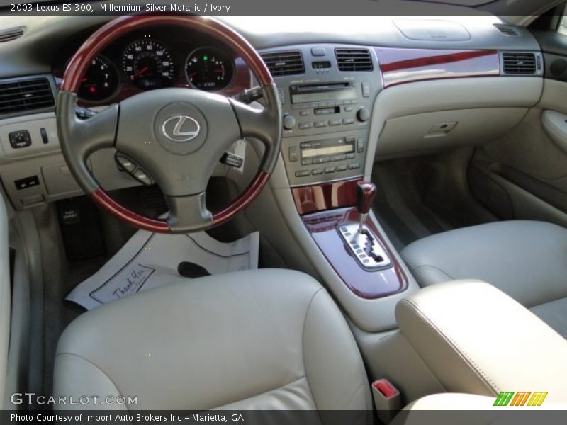 Millennium Silver Metallic / Ivory 2003 Lexus ES 300