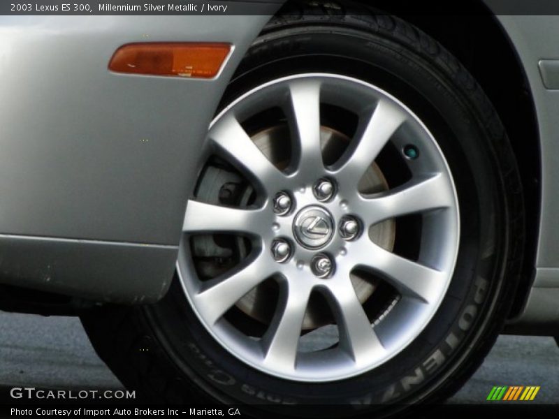 Millennium Silver Metallic / Ivory 2003 Lexus ES 300