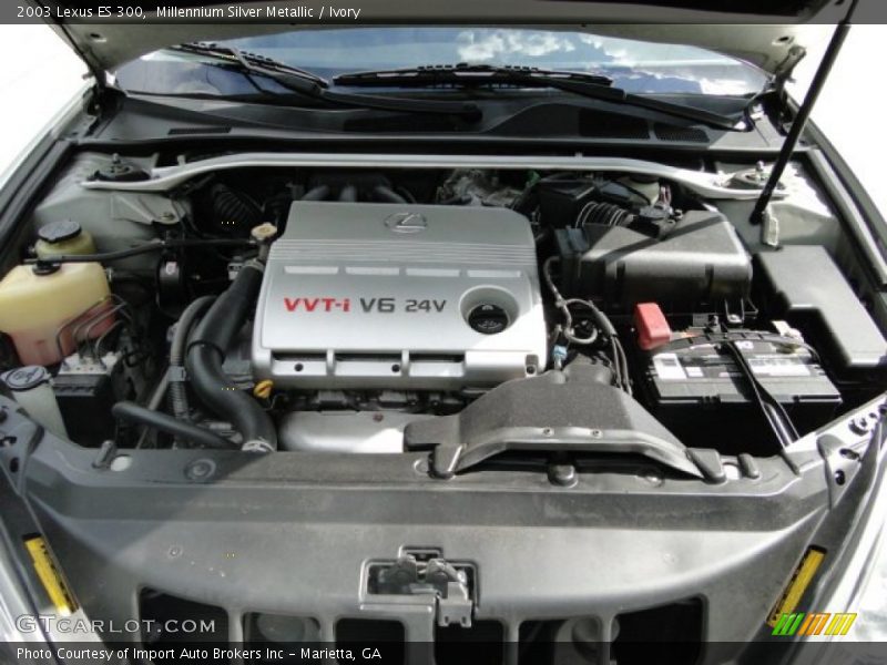 Millennium Silver Metallic / Ivory 2003 Lexus ES 300