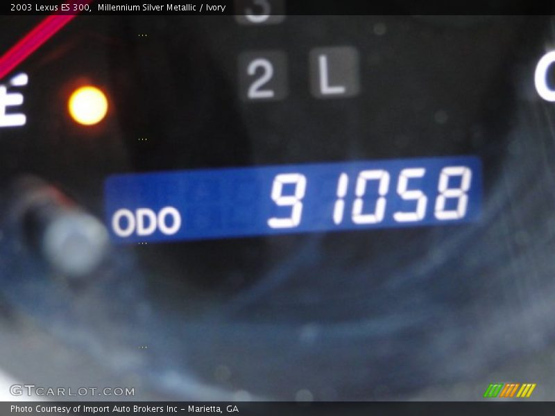 Millennium Silver Metallic / Ivory 2003 Lexus ES 300