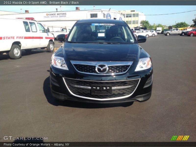 Brilliant Black / Black 2012 Mazda CX-9 Sport AWD