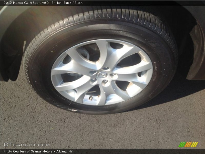 Brilliant Black / Black 2012 Mazda CX-9 Sport AWD