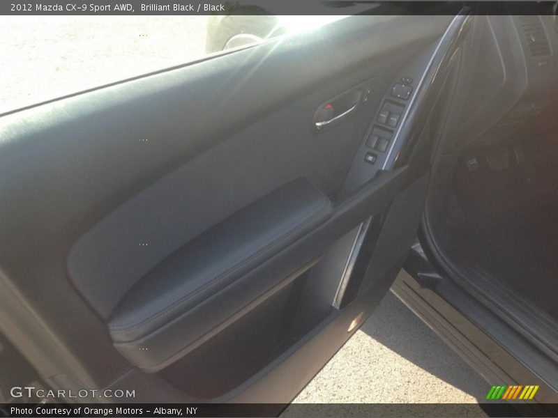 Brilliant Black / Black 2012 Mazda CX-9 Sport AWD