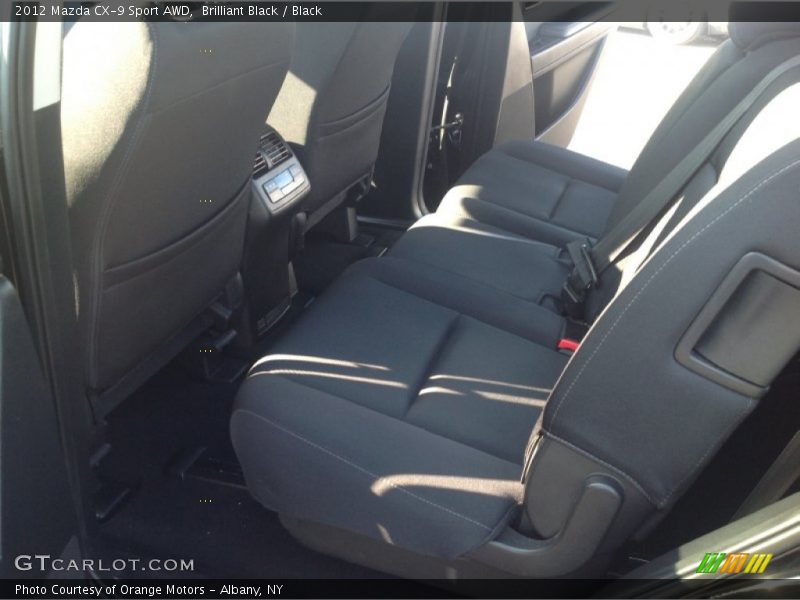 Brilliant Black / Black 2012 Mazda CX-9 Sport AWD