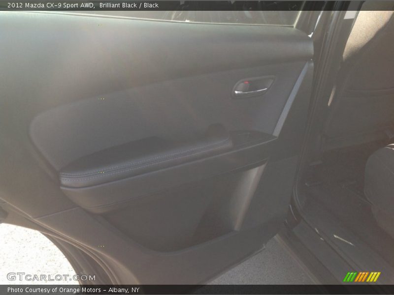 Brilliant Black / Black 2012 Mazda CX-9 Sport AWD