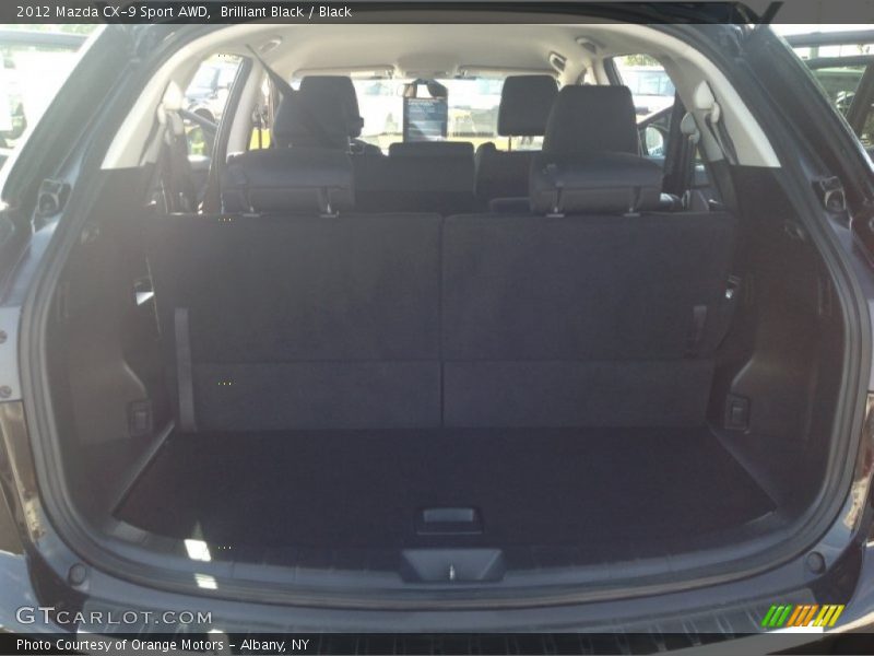 Brilliant Black / Black 2012 Mazda CX-9 Sport AWD
