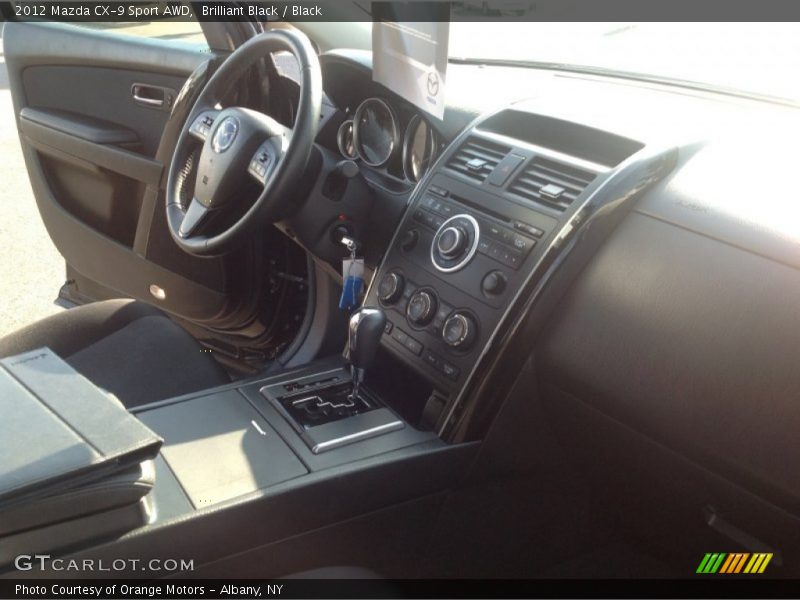 Brilliant Black / Black 2012 Mazda CX-9 Sport AWD